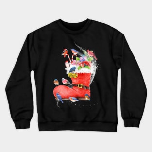 Lovely Birds Christmas Day Costume Gift Crewneck Sweatshirt